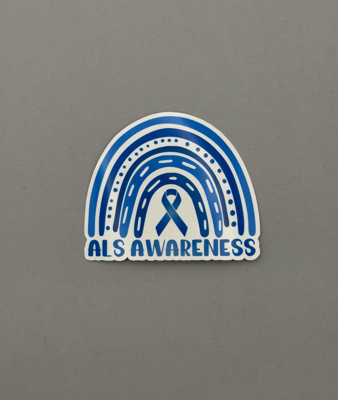 ALS Awareness Rainbow Sticker or Magnet | Amyotrophic Lateral Sclerosis ...