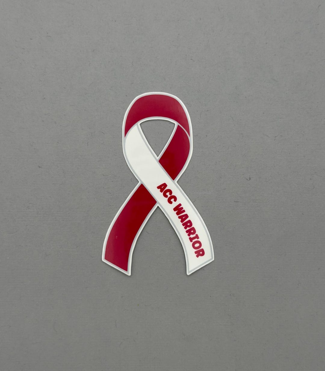 Acc Sticker ACC Warrior Ribbon Sticker | Adenoid Cystic Carcinoma | Water Resistant ...