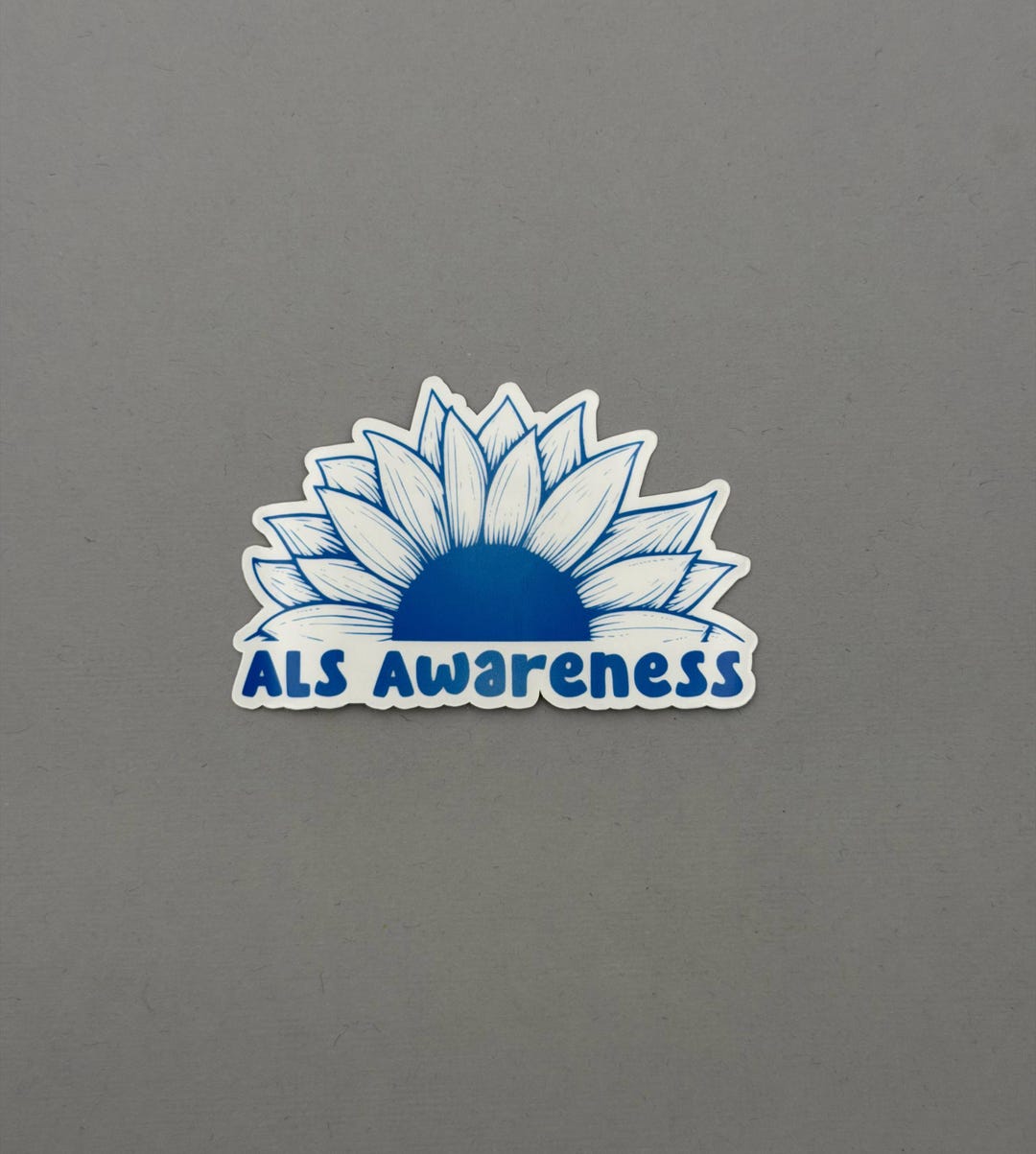 ALS Awareness Sunflower Sticker or Magnet | Amyotrophic Lateral ...