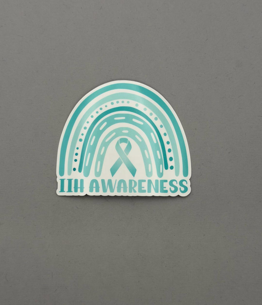Iih Ribbon Color IIH Awareness Rainbow Sticker or Magnet | Idiopathic Intracranial ...