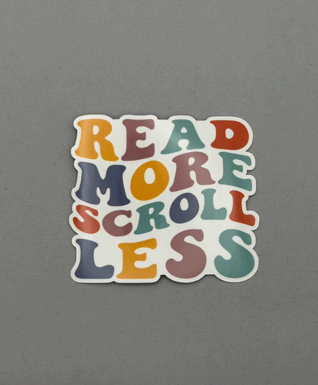 Scroll Less Read More Scroll Less Sticker | Water Resistant Sticker - Etsy