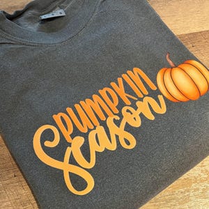 Pumpkin Season Long Sleeve T-Shirt | Pumpkin Long Sleeve T-Shirt | Pumpkins | Fall Long Sleeve T Shirt | Fall Shirt | Pumpkin Shirt