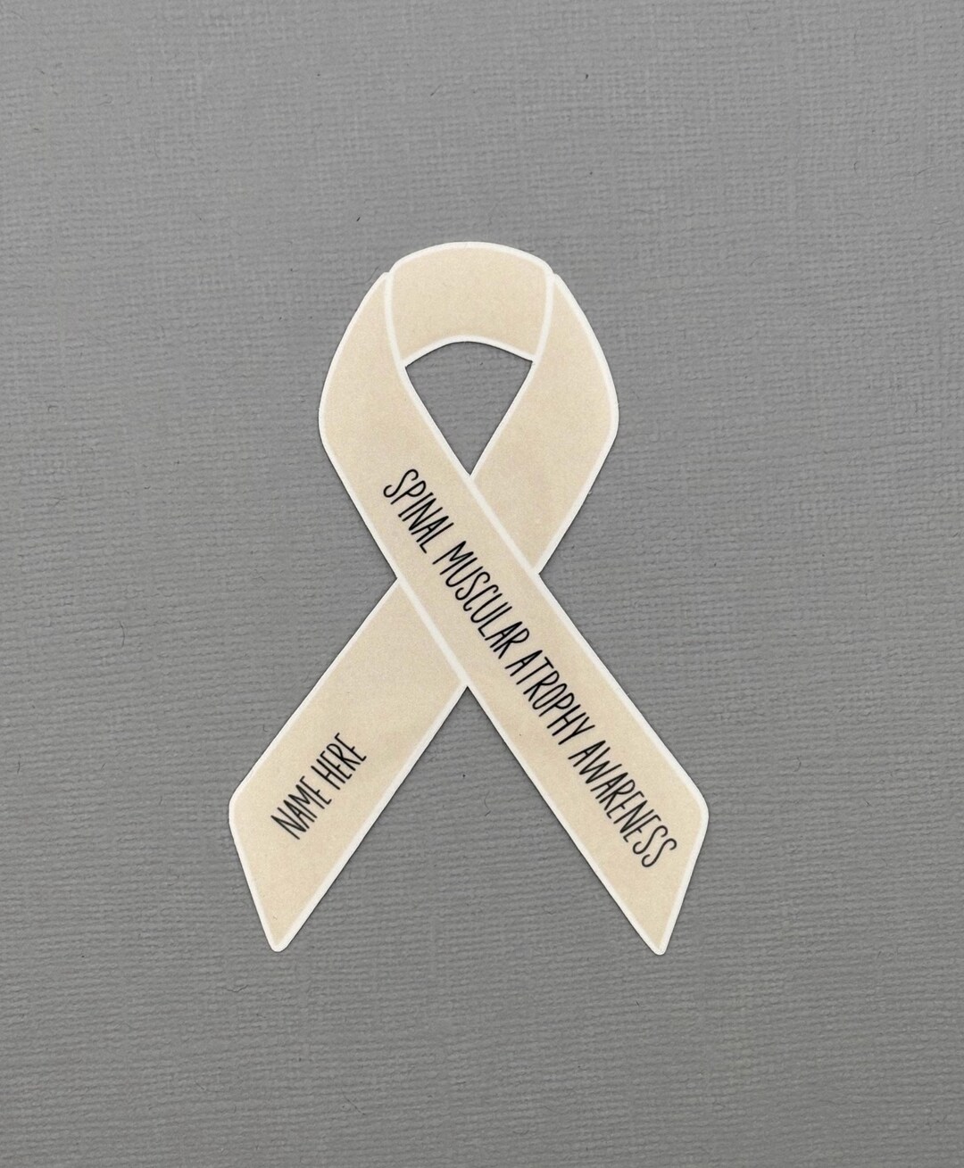 Spinal Muscular Awareness Custom Ribbon Sticker | Spinal Muscular ...