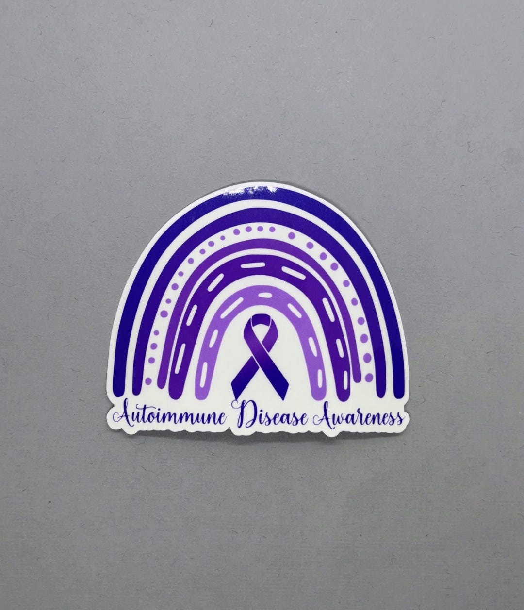 Autoimmune Disease Awareness Rainbow Sticker | Autoimmune Disease ...