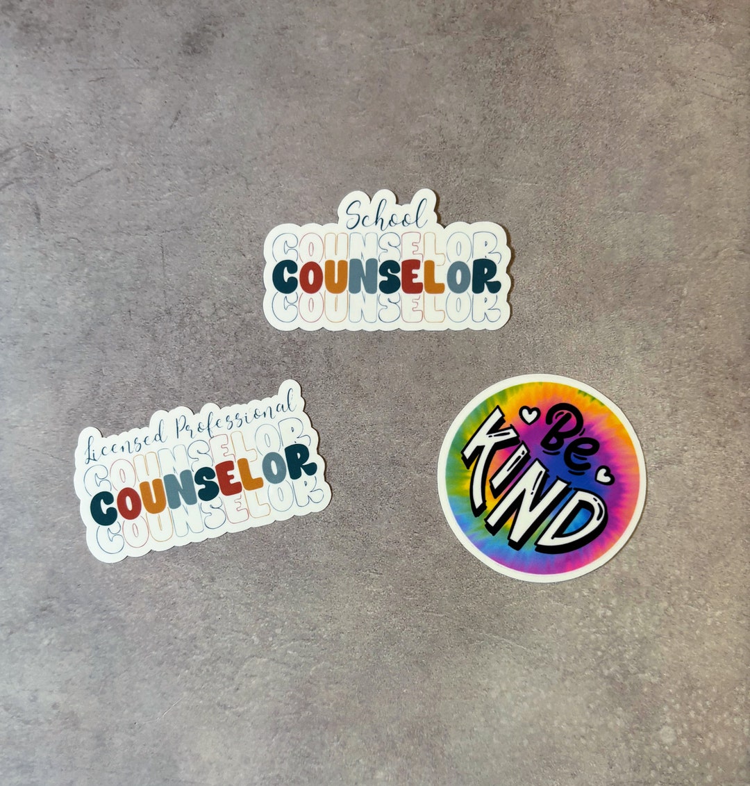School Counselor 3 Sticker Bundle | Gift for School Counselor | School ...