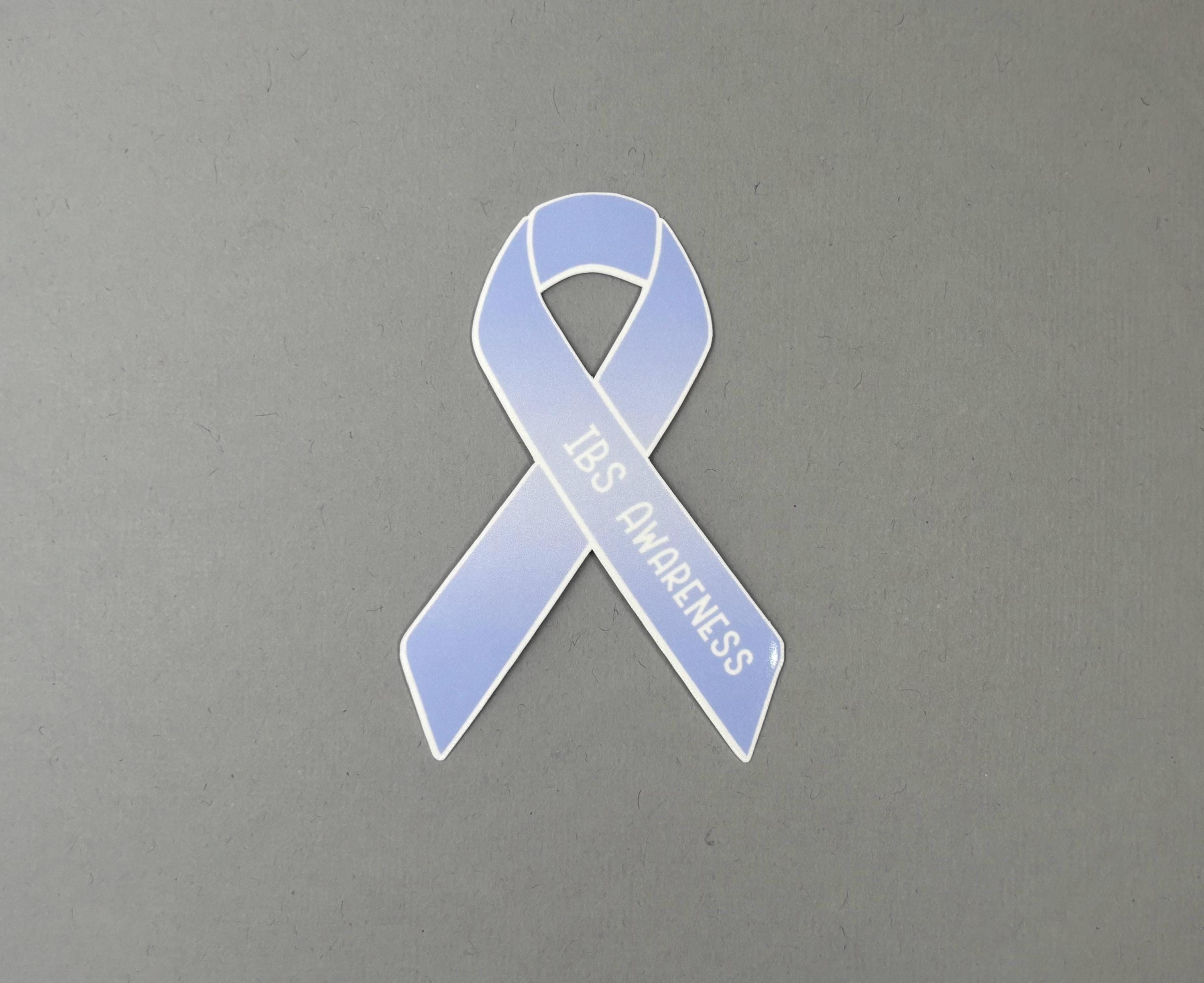 IBS (irritable Bowel Syndrome) Awareness Ribbon Sticker | IBS Awareness ...