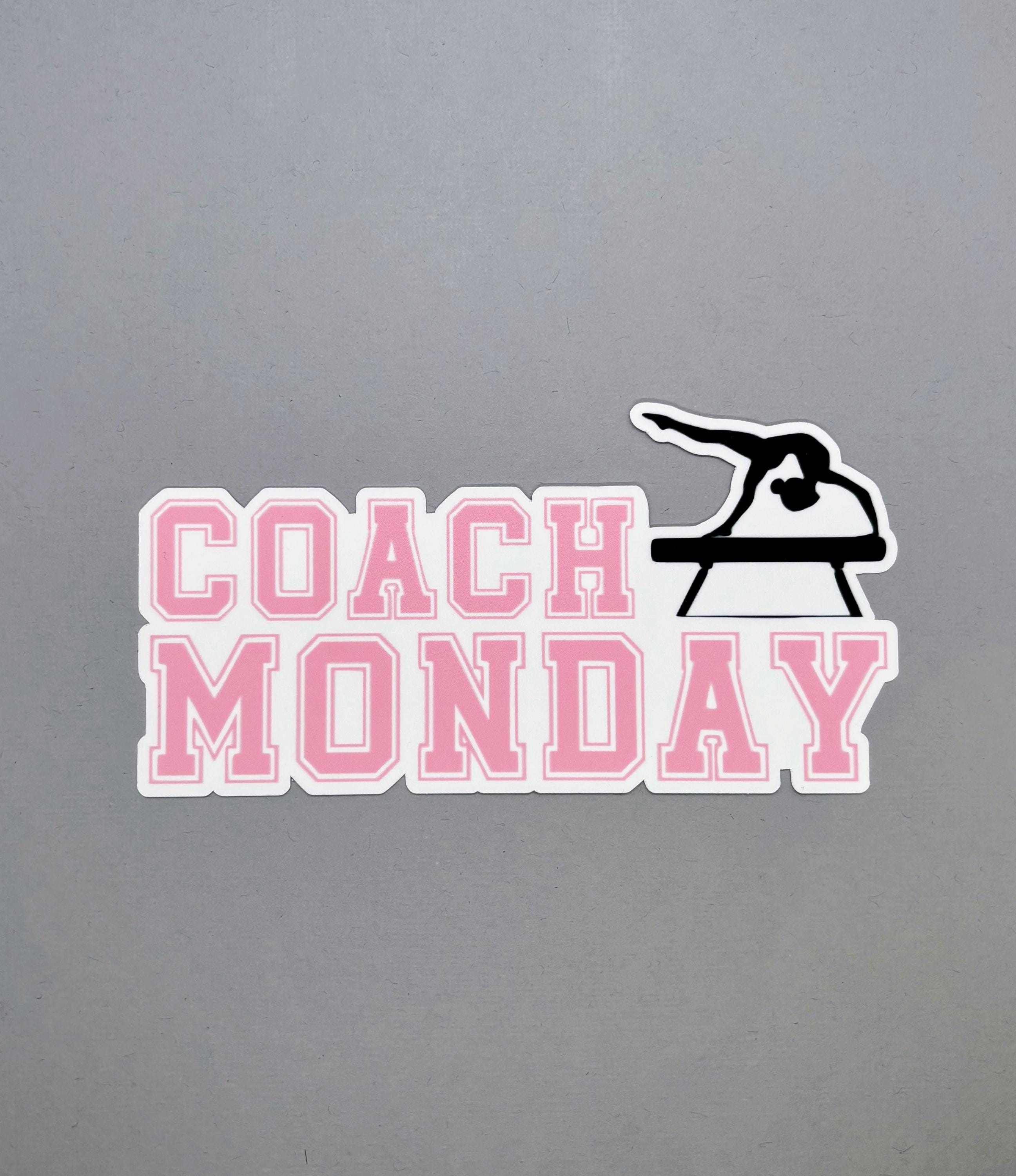 Custom Female Gymnastics Coach Sticker | Gift for Female Gymnast Coach ...