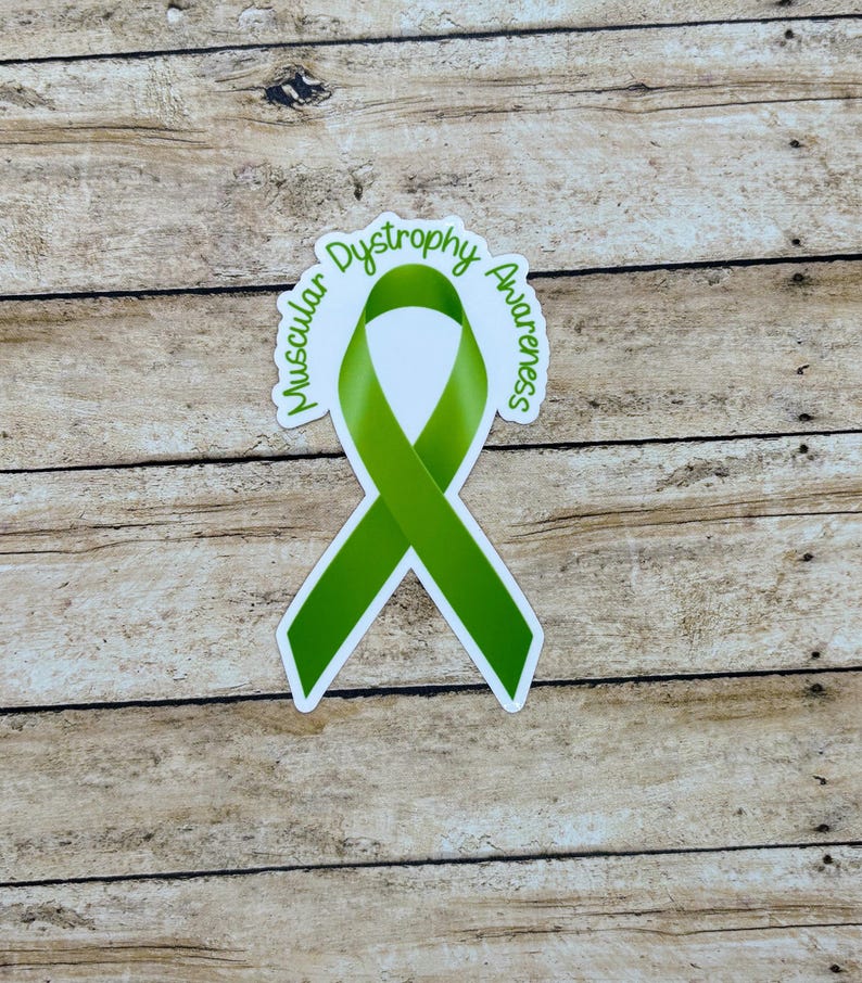 Muscular Dystrophy Awareness Ribbon Sticker | Muscular Dystrophy ...