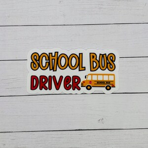School Bus Driver Sticker | Gift for School Bus Driver| Gift for Her ...