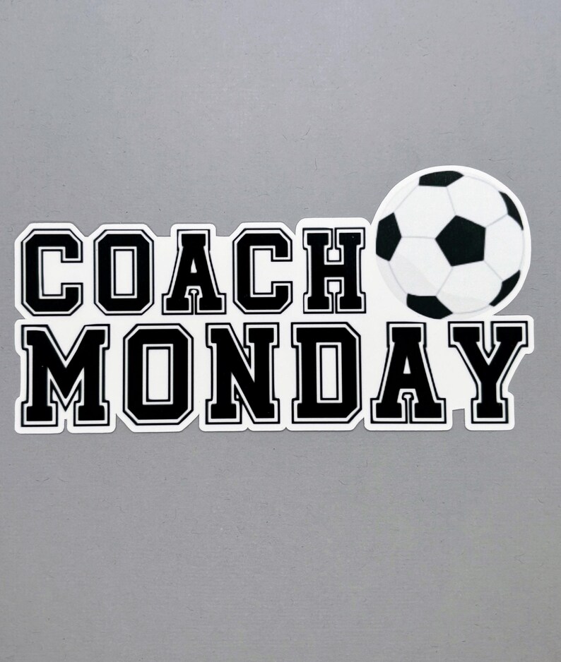 Custom Soccer Coach Sticker | Gift for Soccer Coach | Gift for Him ...