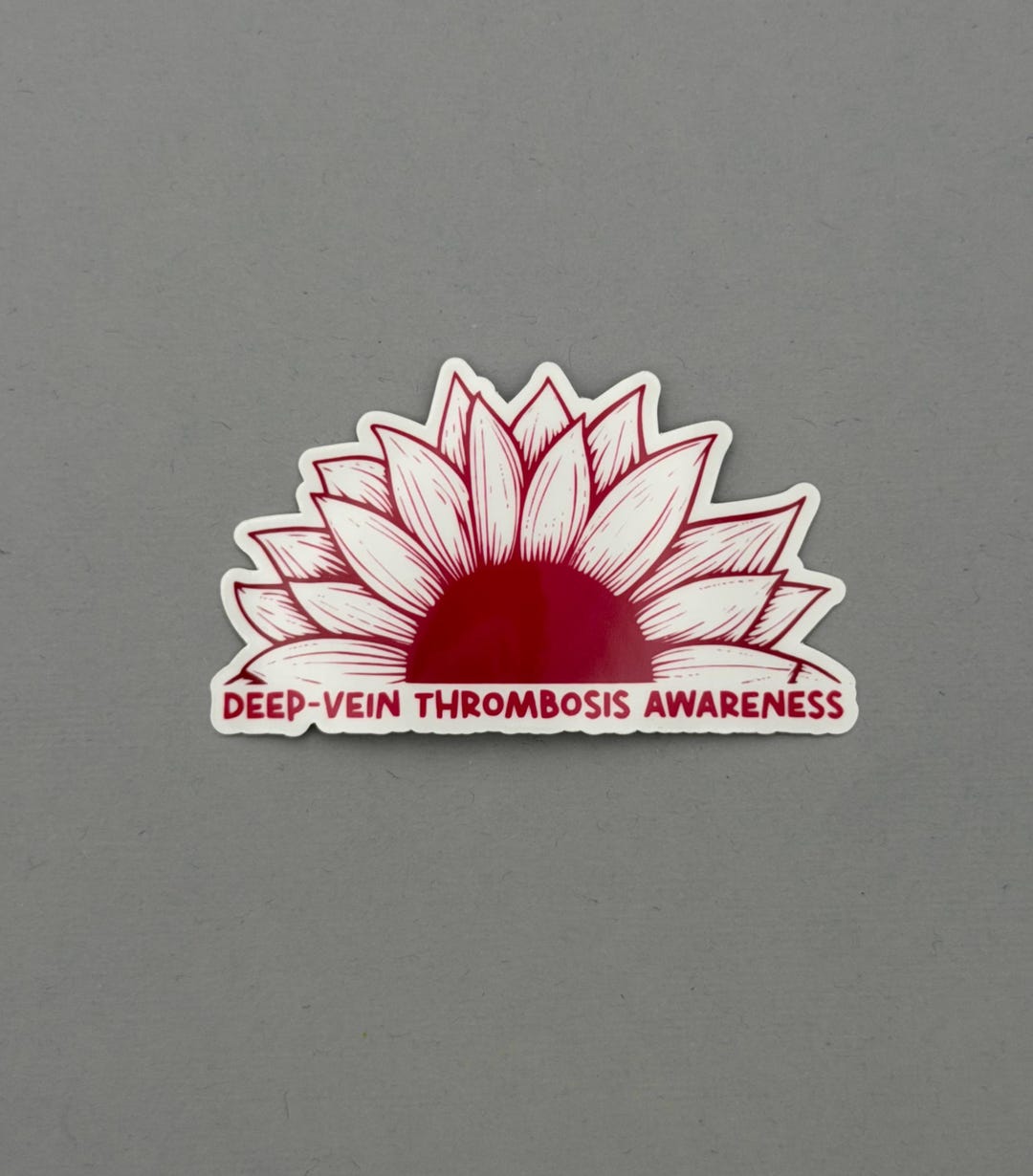 Deep Vein Thrombosis Awareness Sunflower Sticker | DVT | Water ...