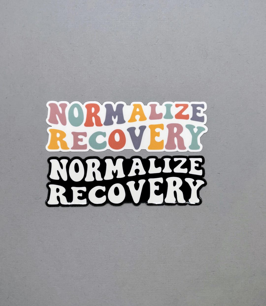 Recovery Point Sticker Normalize Recovery Retro Sticker | Recovery Gift | Sobriety Gift ...