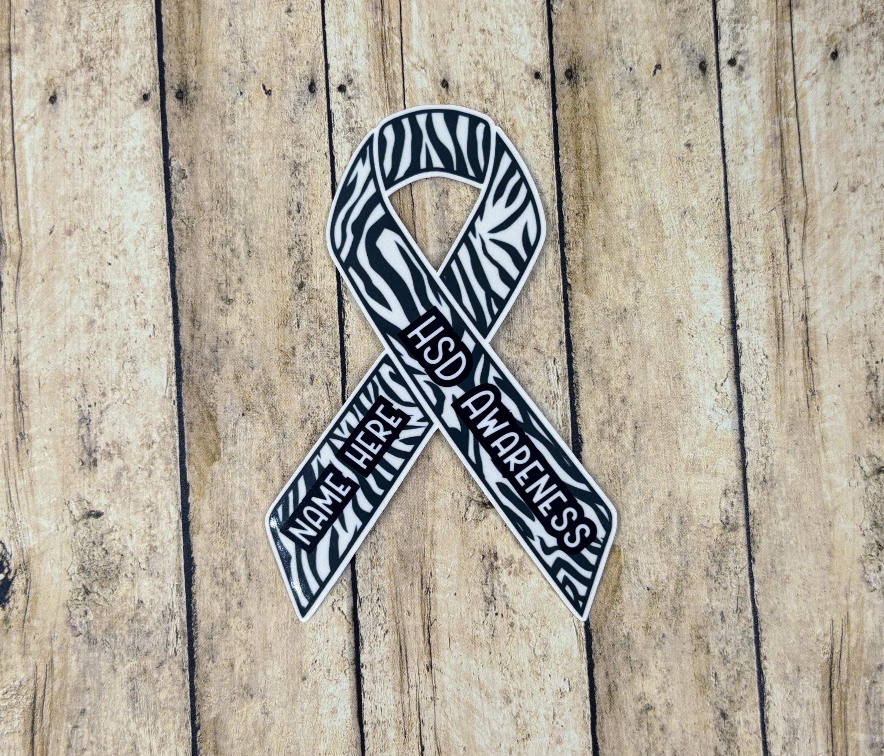 HSD Awareness Custom Ribbon Sticker | Hypermobility Spectrum Disorder ...