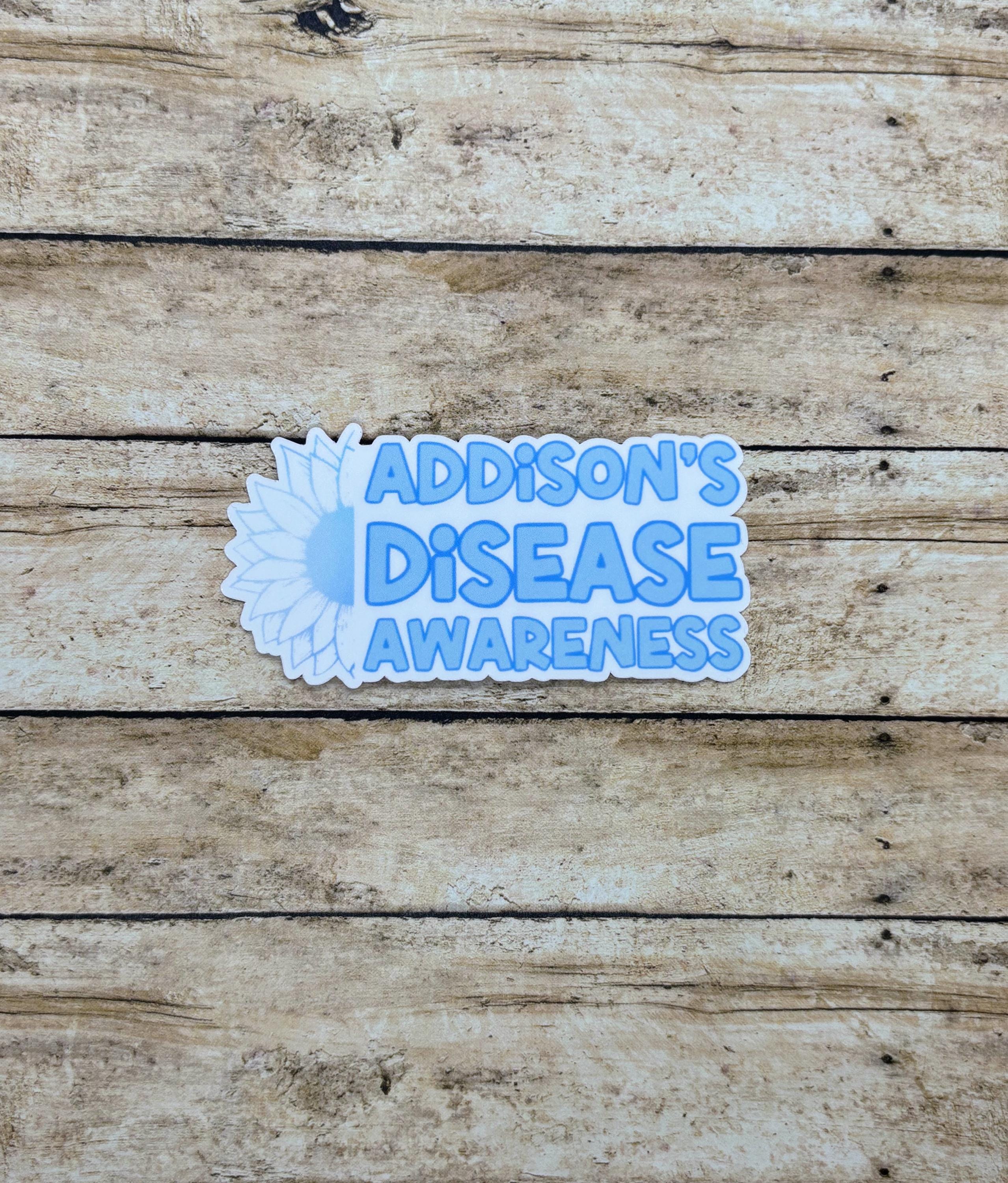 Addison Sticker Svg Addison's Disease Awareness Sunflower Sticker | Addison's Disease ...
