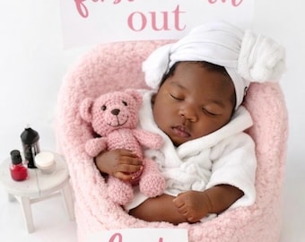 Sofá para bebé con almohada/Accesorio para fotografía de recién nacidos