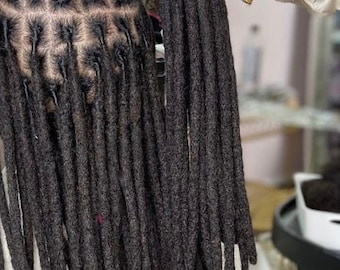 Extensiones de rastas humanas 70-100 PIEZAS 0.4 (16 PULGADAS)