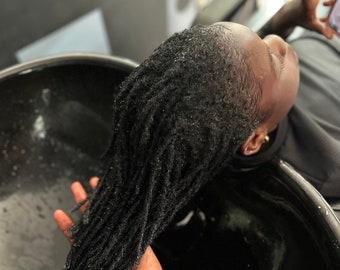 Extensiones de cabello humano Sisterlocks, 0,2 cm, 100 hebras