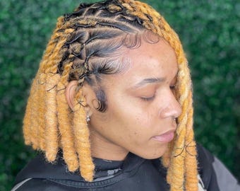 Extensiones de rastas humanas rubias, 100 unidades, 0,4 (color 27)