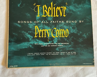 I Believe Songs for All Faiths sung by Perry Como
