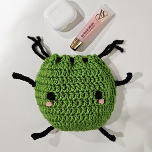 Crochet Drawstring Junimo Pouch Stardew Valley