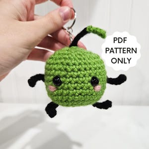 PATTERN: Crochet Junimo Keychain Stardew Valley