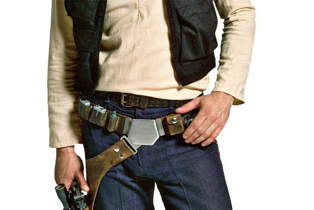 Han Solo Belt With Holster Cosplay Costume Leather Props for Halloween 