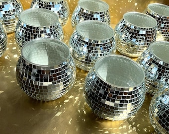Flower Vase Disco Centerpiece Wedding Table Decor Sparkling Party Decoration Birthday Disco Theme Bulk Elegant Vase Maximalist Home Decor