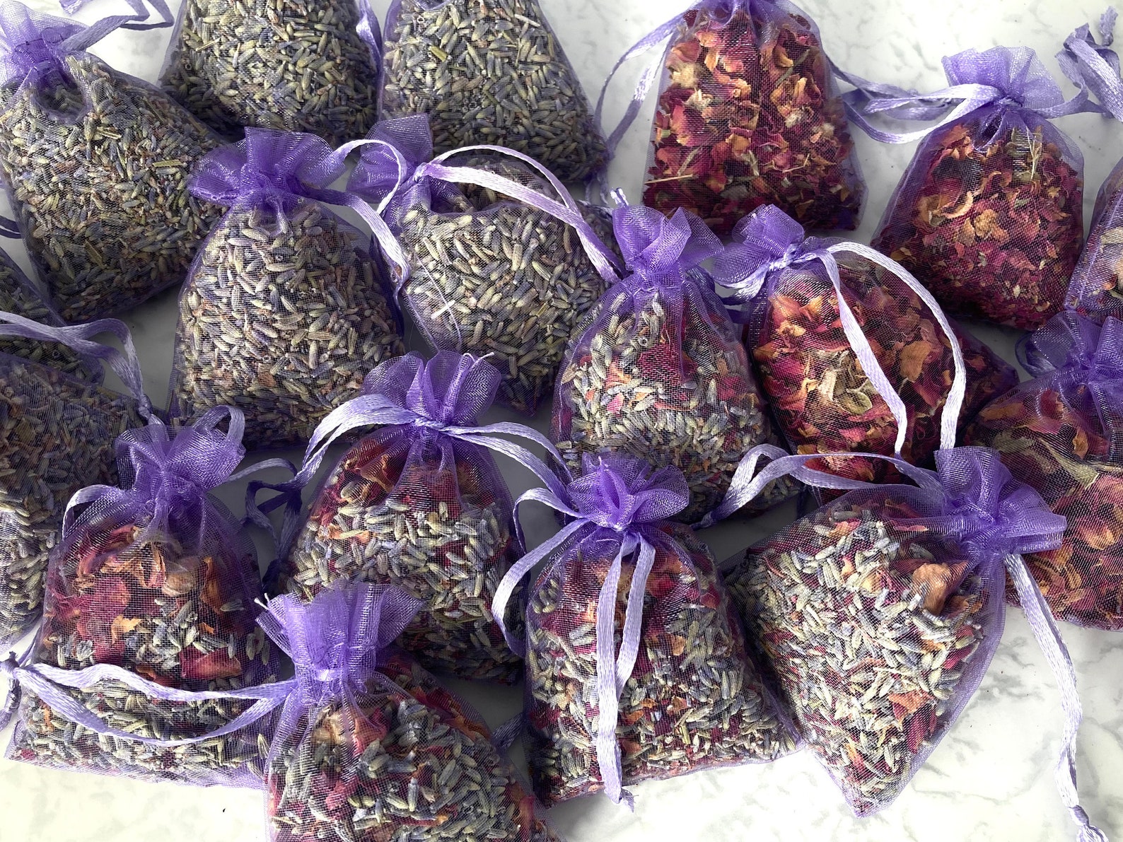 Bath Sachet Rose Lavender Tea Aromatherapy Bath Fragrant Herb Flower ...