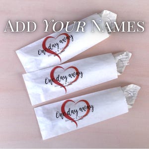 Personalized Silverware Bag for Rehearsal Dinner Utensil Bag for Wedding Table Decor Custom Cutlery Bag Table Decoration for Paper Napkin