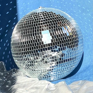 12” Large Disco Ball Mirror Disco Ball 70s Disco Party Decor Hippie Party Decoration Disco Ball Home Decor Fun Gift for Her Disco Ball Party