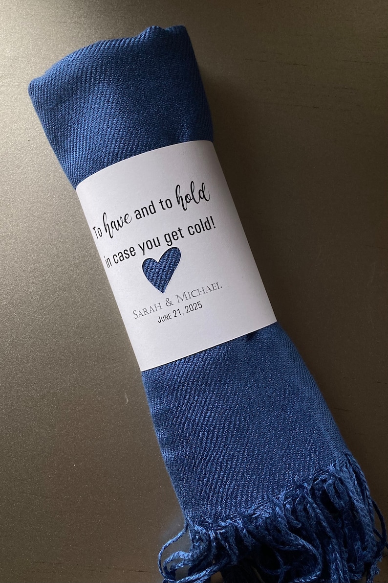 shawl wedding favor