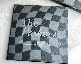 Party Favor Coaster Schiefer datiert Personalisieren Geschenk für Hausmakler Abschluss Geschenk für neue Hausbesitzer Geschenk für Lehrer Hochzeit Geschenkidee