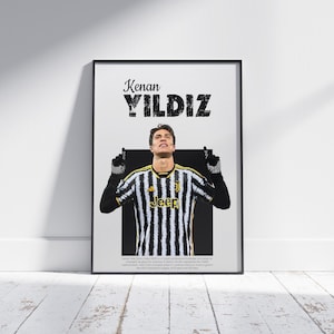 Kenan Yildiz Poster | Inspirational Football Quote Print | Yildiz Wall Art | Home Gym Decor | Digital Download