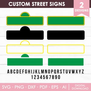 道路標識 SVG、カスタム道路標識、道路標識のパーソナライズ、道路標識 PNG、道路標識のクリップアート、道路標識 DXF、EPS、Cricut、シルエット