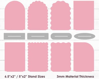 5x7 Arch Sign Template Bundle, Arch Sign Svg, Standing Sign Base, Social Media Sign, Business Sign, Table Sign, Cut Files, Instant Download