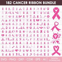 Cancer Ribbon - Etsy