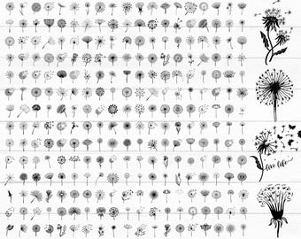 Dandelion Svg Bundle, Dandelion Svg, Just Breathe Svg, Dandelion Blowing Svg, Dandelion Clipart, Kindness Svg, Flower Svg, Instant Download