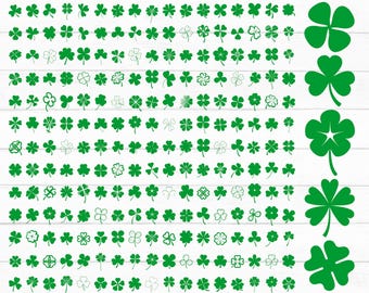 Shamrock Svg, Clover Svg, Clover Leaf Svg, Saint Patrick's Day Clipart, Lucky Clover Svg, St Patrick's Say Svg, Lucky Svg, Instant Download
