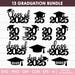 Graduation Svg Bundle, Graduation Cap Svg, Grad 2025, Class of 2025 ...