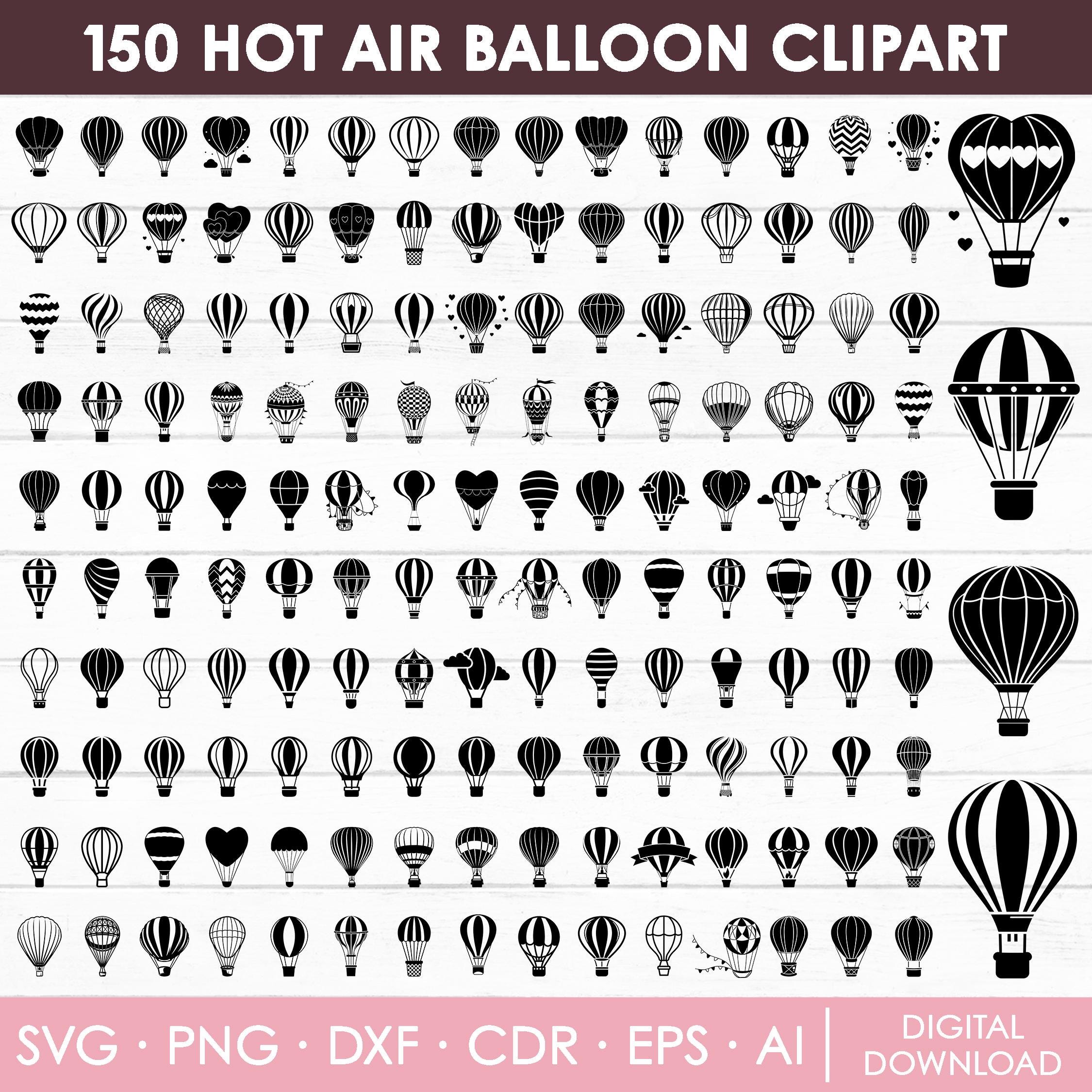 Hot Air Balloons Dies Spring Holiday Metal Cutting Dies Embossing Stencil Scrapb