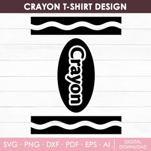 Crayón Svg, Crayón Disfraz De Halloween Svg, Crayón Camiseta, Crayón Envoltorio Svg, Archivos De Corte, Diseño De Sublimación, Cricut, Png, Descarga Instantánea