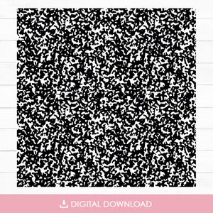 May include: Black and white abstract digital paper with a speckled pattern. This digital paper can be used for scrapbooking, card making, and other craft projects.