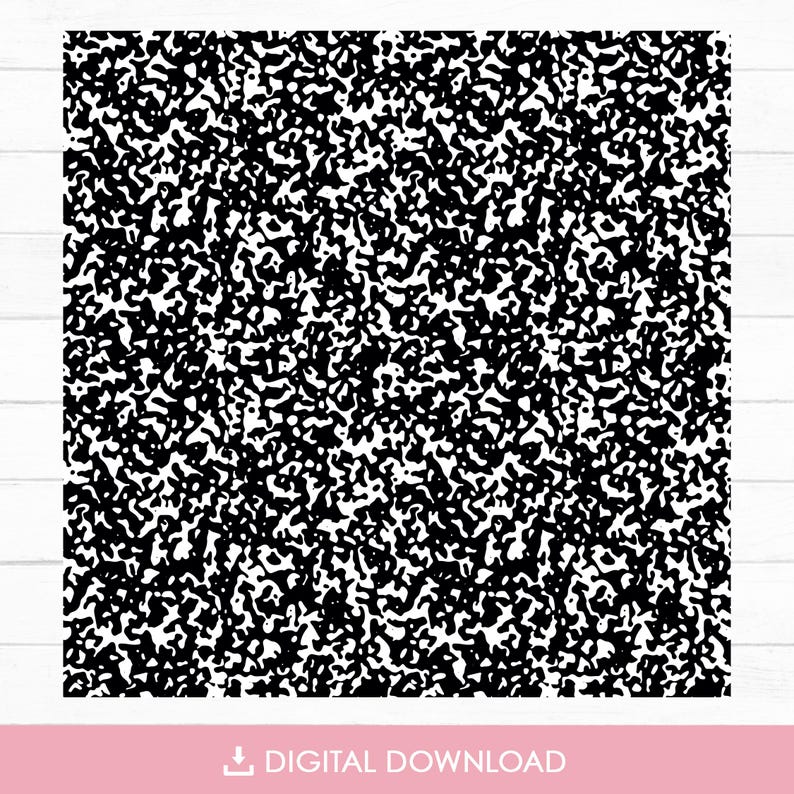 May include: Black and white abstract digital paper with a speckled pattern. This digital paper can be used for scrapbooking, card making, and other craft projects.