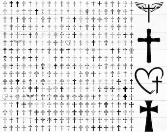 Cross Svg, Cross Clipart, Christian Svg, Catholic Svg, Jesus Cross Svg, Faith Cross Svg, Religious Svg, Easter Svg, Cut Files For Cricut