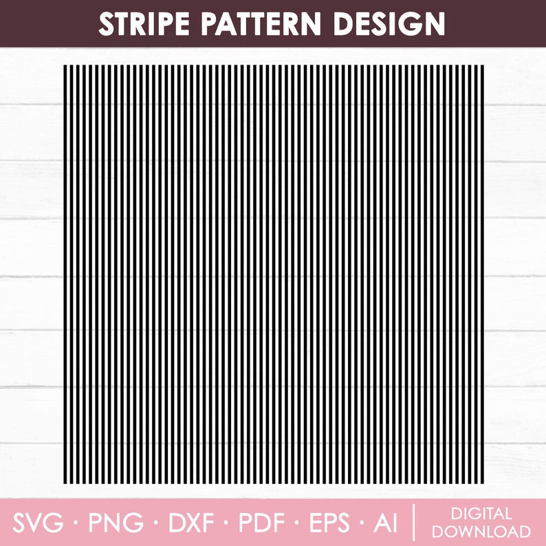 Stripe Pattern Svg, Seamless Pattern Svg, Line Print Cut File, Vertical ...