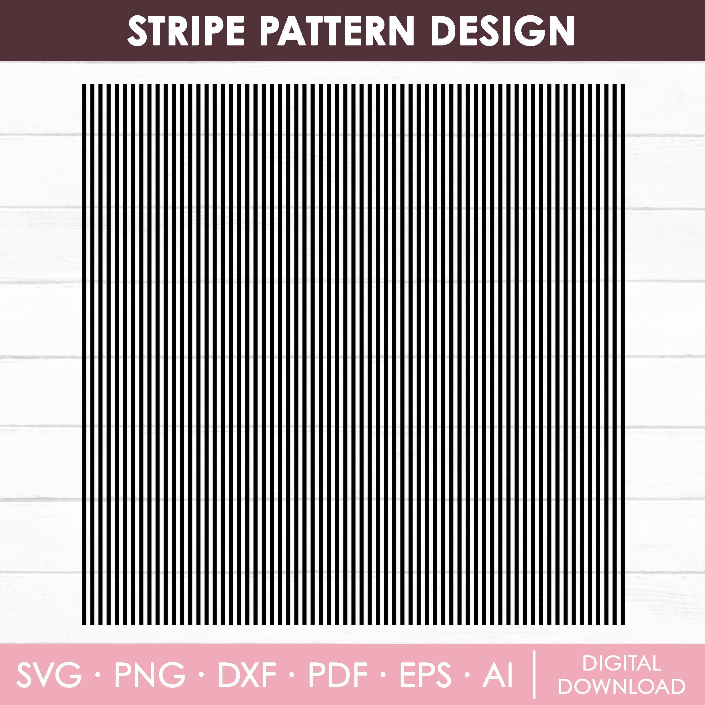 Stripe Pattern Svg, Seamless Pattern Svg, Line Print Cut File, Vertical ...