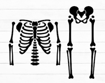 Skeleton Costume Svg, Skeleton Svg, Halloween Svg, Skeleton Bones Svg, Halloween Shirt Svg, Skeleton Silhouette, Cut Files, Instant Download