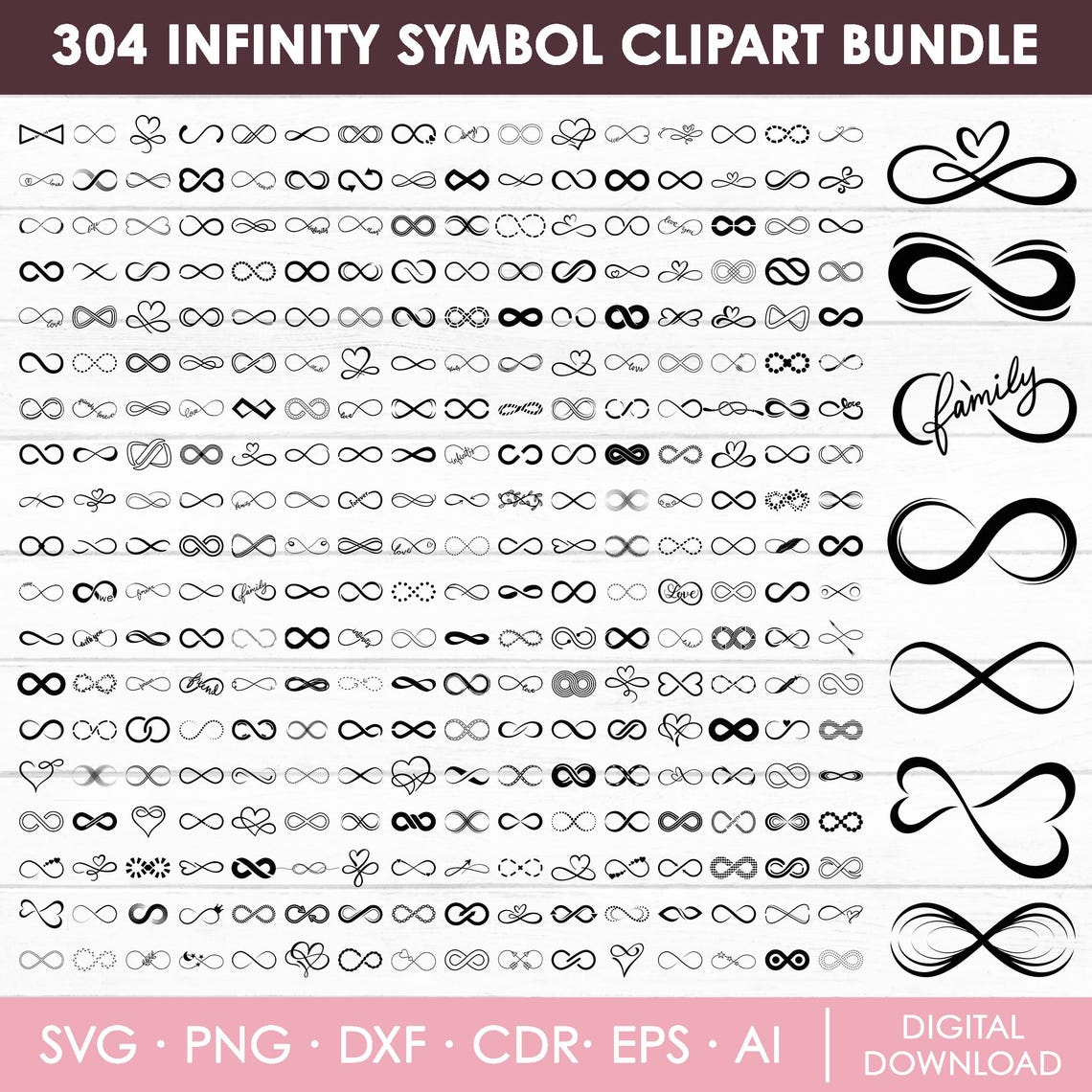 Infinity Symbol Svg, Infinity Svg Bundle, Infinity Svg, Infinity ...