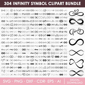 Símbolo do Infinito Svg, Pacote do Infinito Svg, Infinito Svg, Clipart do Infinito, Coração do Infinito Svg, Silhueta do Infinito, Png, Download Instantâneo