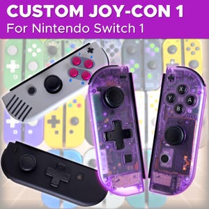 Joy-Con personnalisés pour Nintendo Switch 1- Joy-Con personnalisés 2- Fabriqué sur commande